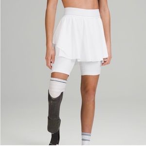 Lululemon Court Rival High-Rise Skirt *Extended Liner White NWT
